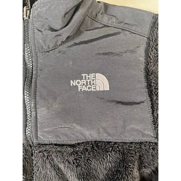 The North Face Girls Jacket Large Black Full Zip Fleece - Picture 5 of 6
